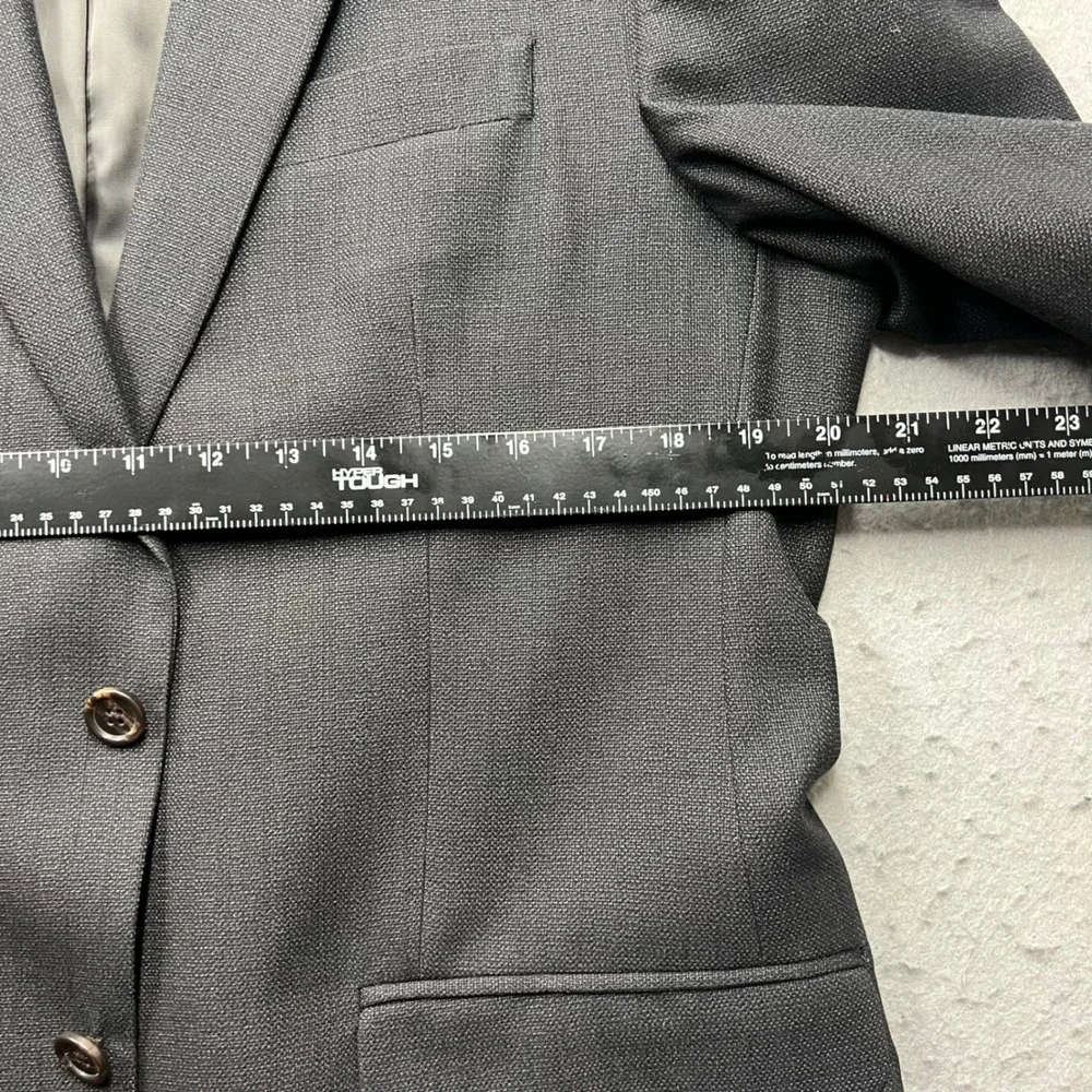 Lauren Ralph Lauren Mens 40R Blazer Charcoal Grey Two Button Sport Coat 1764